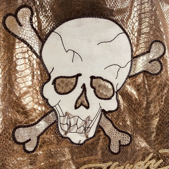 Gold Skull Tote Bag - Picture 4 of 10